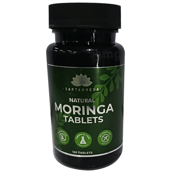 Saptamveda Organic Moringa Tablet (120 Each)