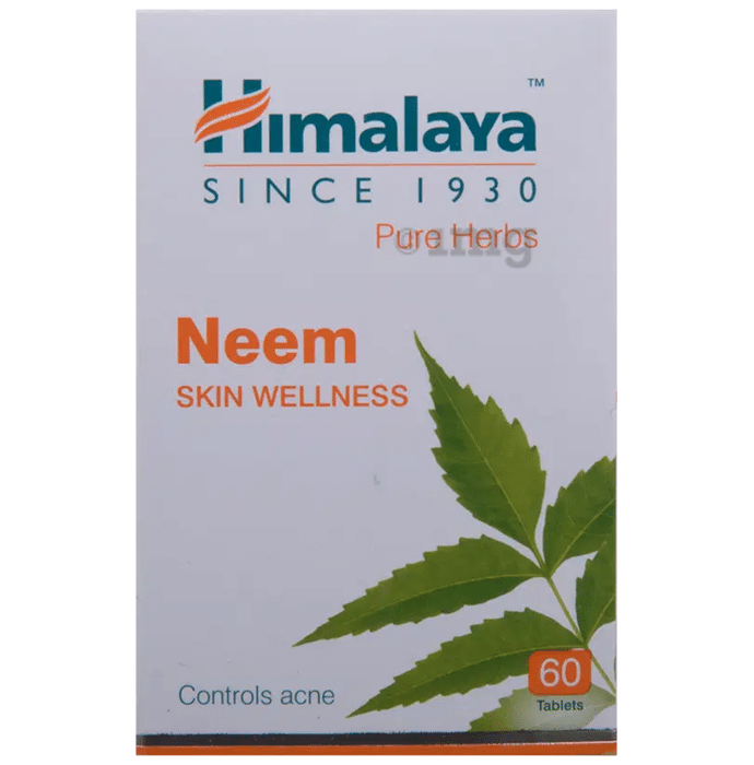 Himalaya Himalaya Neem Tablets | Skin Wellness| Controls Acne (60 Each)