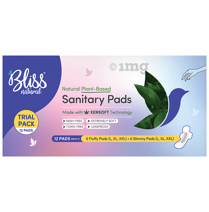 Bliss Natural Organic Herbal Pad Trial Pack