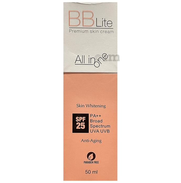 BBLite Premium Skin Whitening & Anti-Ageing Cream | UVA/UVB Protection | SPF 25