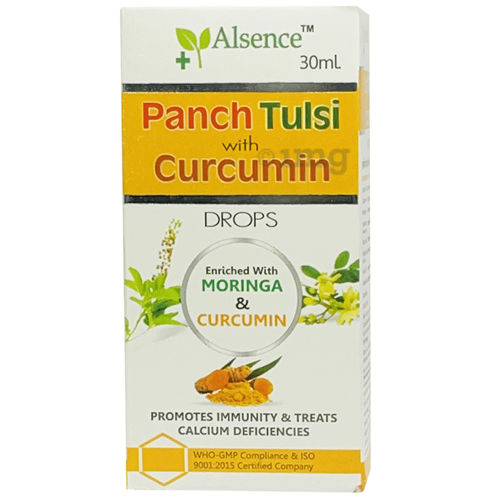 Alsence Panch Tulsi with Curumin Drops