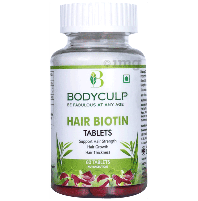 Bodyculp Biotin Tablets For Hair Growth & Hair Loss With Amla