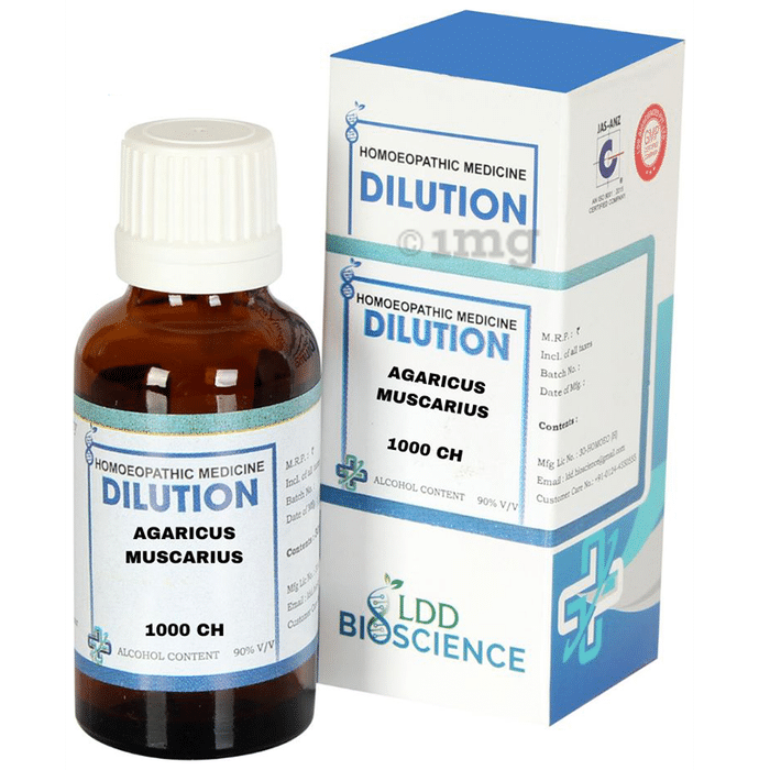 LDD Bioscience Agaricus Muscarius Dilution 1000 CH