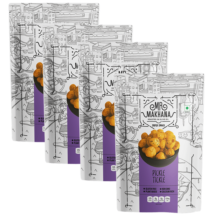 Mr Makhana Pickle Tickle (60gm Each)