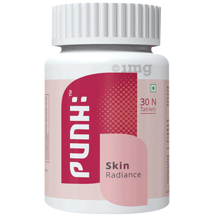Punh Skin Radiance Tablets with Glutathione & Vitamins | For Healthy & Bright Skin (30 Each)