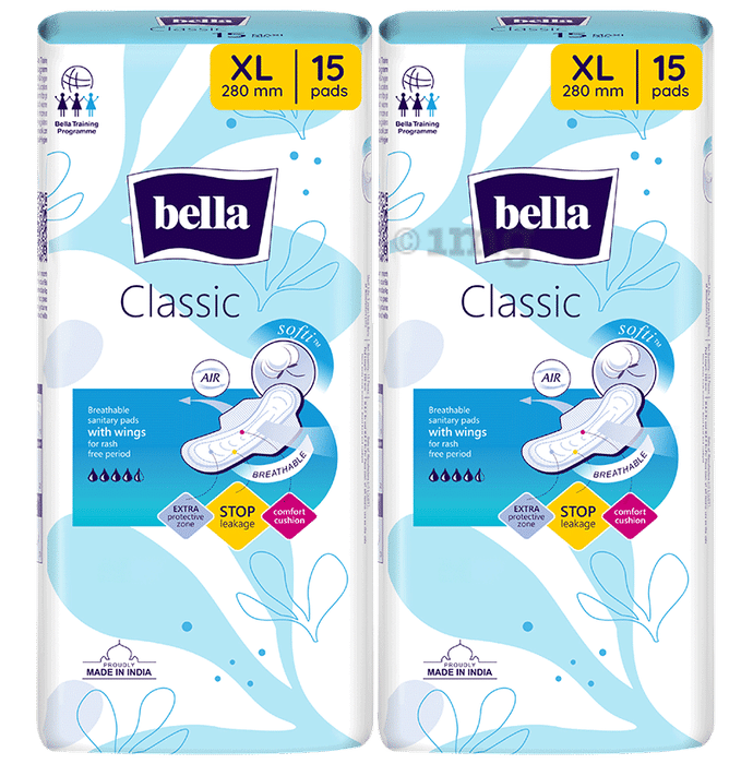 Bella Softi Wings Classic Sanitary Pads (15 Each)