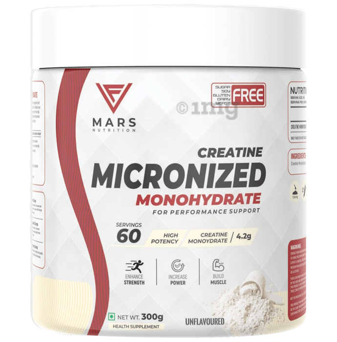 Mars Nutrition Creatine Micronized Monohydrate Unflavored