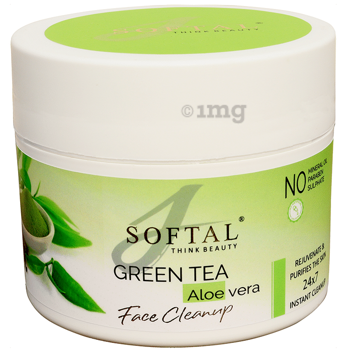 Softal Green Tea Aloe Vera Face Cleanup
