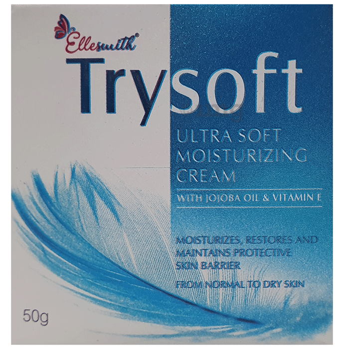 Ellesmith Skin Care Trysoft Ultra Soft Moisturizing Cream With Jojoba Oil and Vitamin E