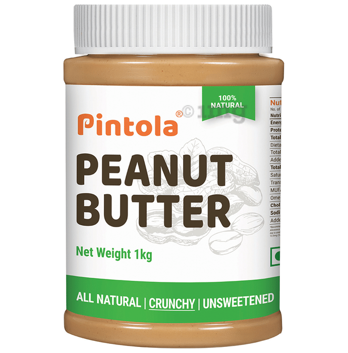 Pintola All Natural Peanut for Weight Management & Healthy Heart | Butter Crunchy
