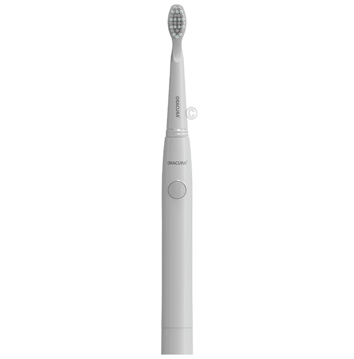 Oracura SB100 Sonic Lite Electric Battery Operated Toothbrush Grey