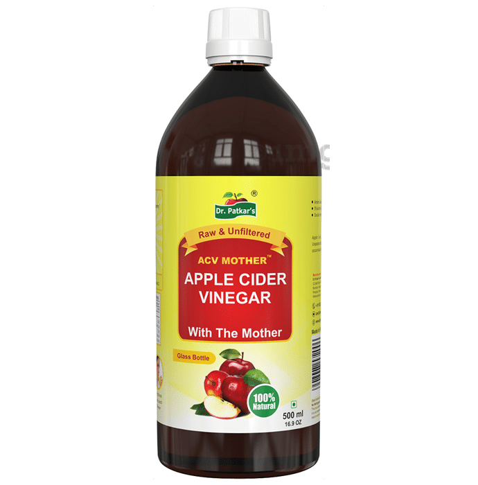 Dr. Patkar's Apple Cider Vinegar with The Mother | Raw & Unfiltered for Weight Loss & Improved Immunity