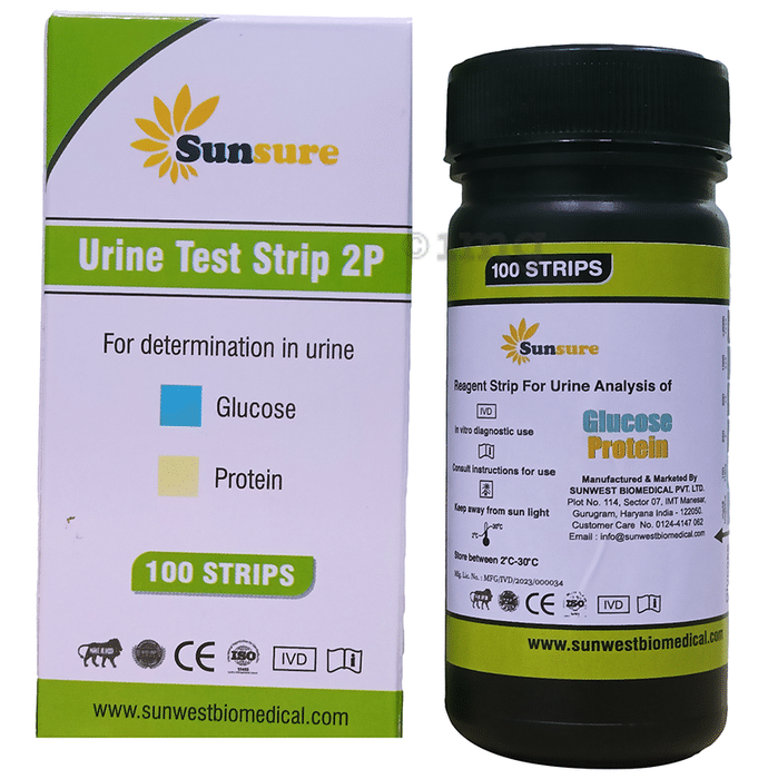 Sunsure Urine Test Strip 2P (100 Each)