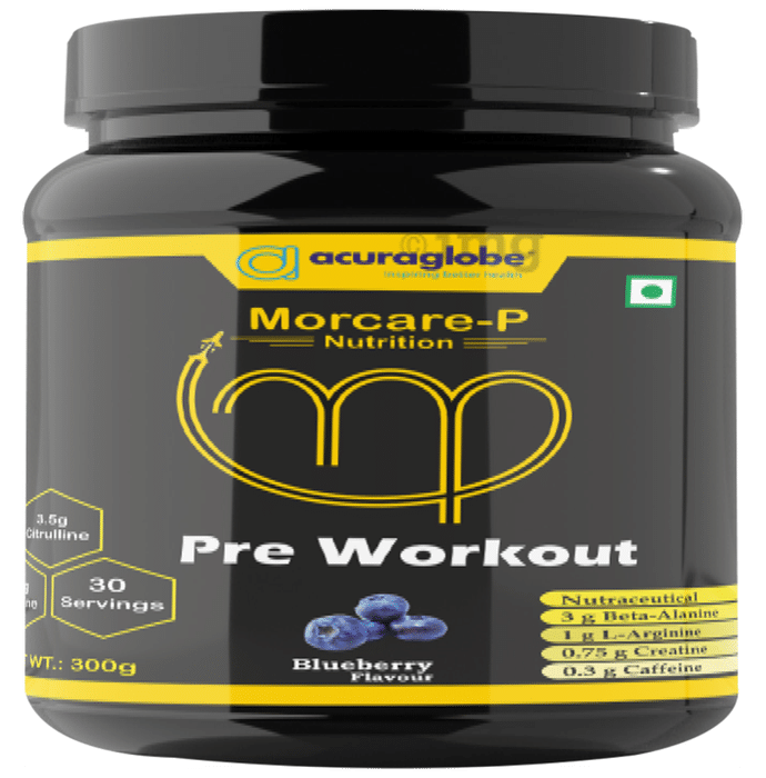 Acuraglobe Morcare-P Pre Workout Powder Blueberry