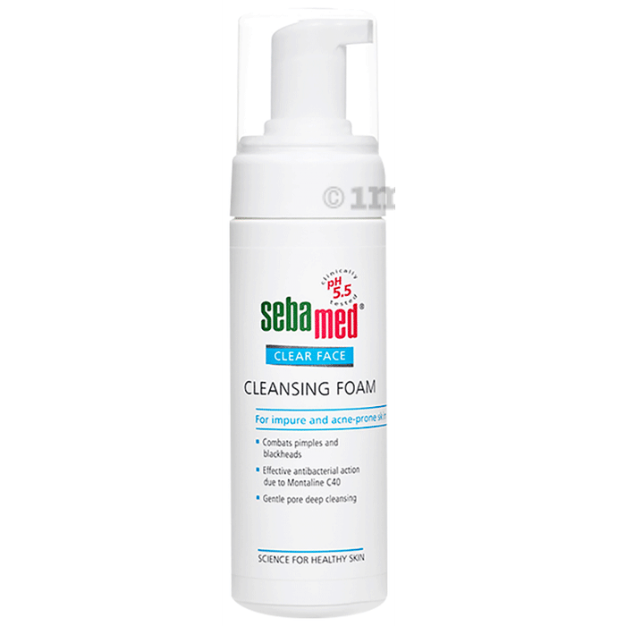 Sebamed Clear Face Cleansing Foam for Impure and Acne-prone Skin | Face Care Product for Pimples & Blackheads