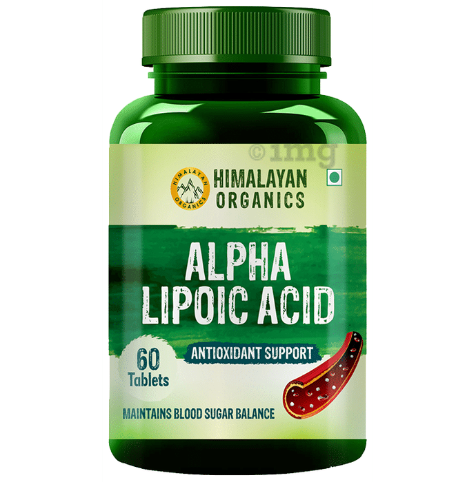 Himalayan Organics Alpha Lipoic Acid for Antioxidant Support & Blood Sugar Balance | Tablet