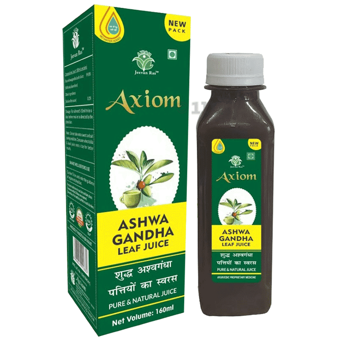 Axiom Jeevan Ras Ashwagandha Leaf Juice No Added Sugar