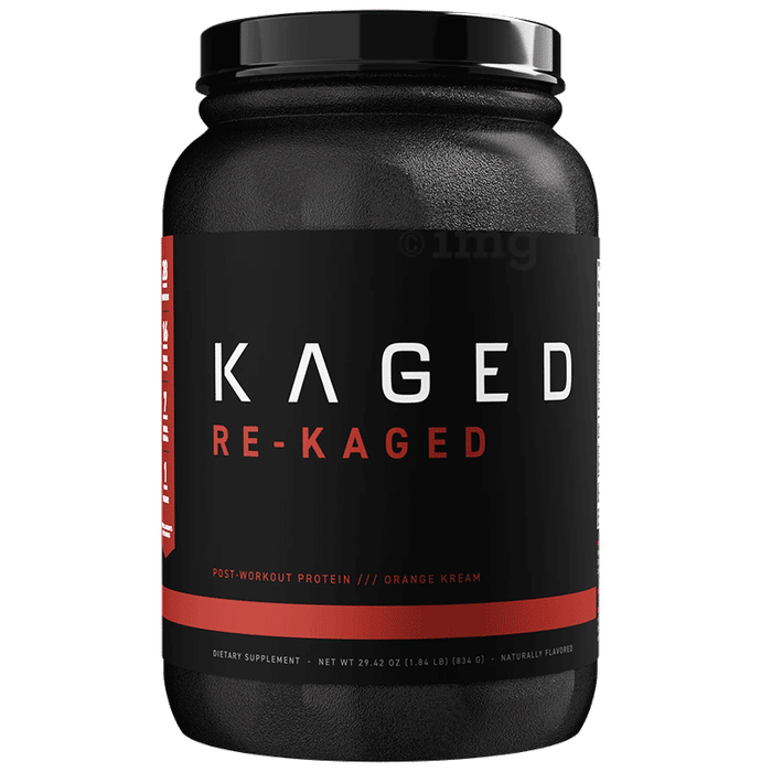 Kaged Muscle Re-Kaged Anabolic Protein Fuel Powder Orange Cream