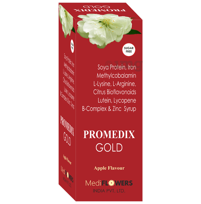 Promedix Gold Syrup Apple Sugar Free