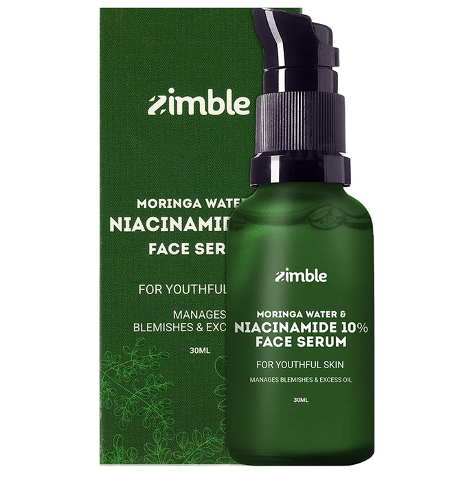 Zimble Moringa Water & Niacinamide 10% Face Serum