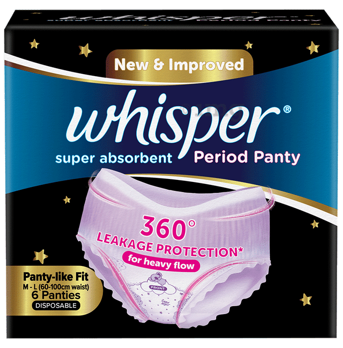 Whisper Bindazzz Nights Period Panties