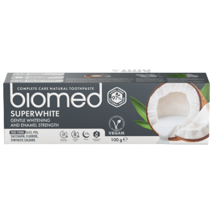 Biomed Complete Care Natural Toothpaste (100gm Each) Superwhite
