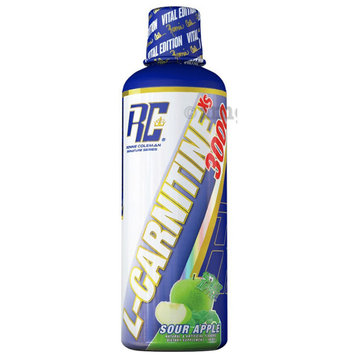 Ronnie Coleman L-Carnitine XS 3000 for Lean Muscle Support Sour Apple