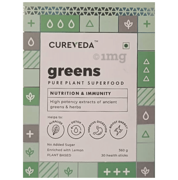 Cureveda Greens Pure Plant Superfood Sachet (12gm Each)