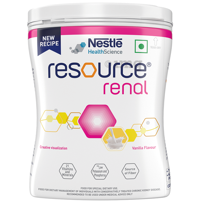 Nestle HealthScience Resource Renal Supplement with Protein & Electrolytes | Flavour Vanilla