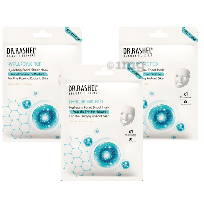 Dr. Rashel Hyaulronic Acid Sheet Mask (20gm Each)