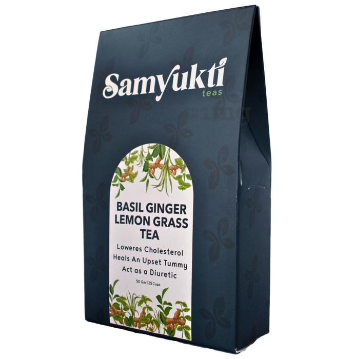 Samyukti Basil Ginger Lemon Grass Tea