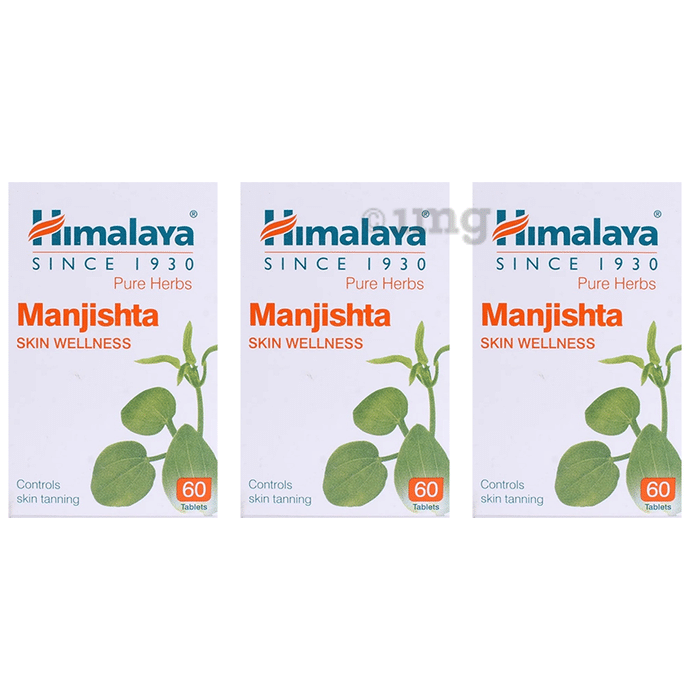 Himalaya Wellness Manjishtha Skin Wellness Tablet (60 Each)