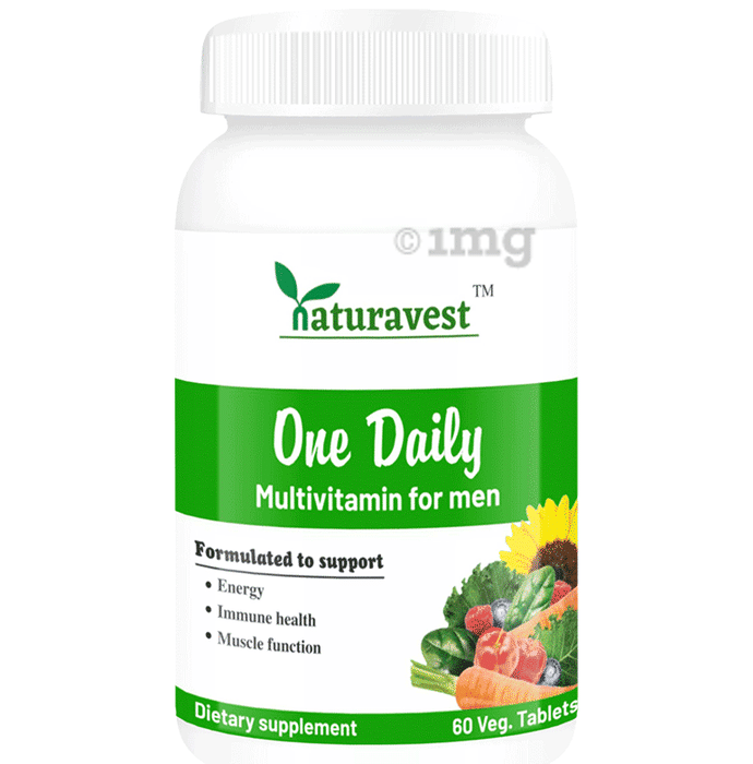 Naturavest One Daily Multivitamin for Men Veg Tablet Tablet