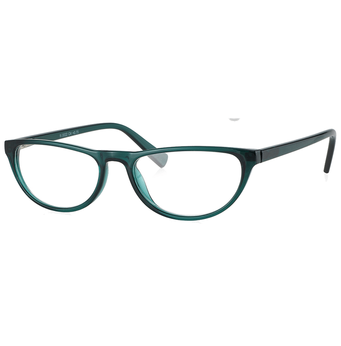 Klar Eye K 3022 Cat Eye Reading Glasses for Women Green Optical Power +1.75