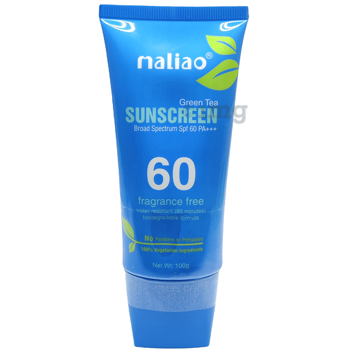 Maliao SPF 60 PA+++ Green Tea Sunscreen