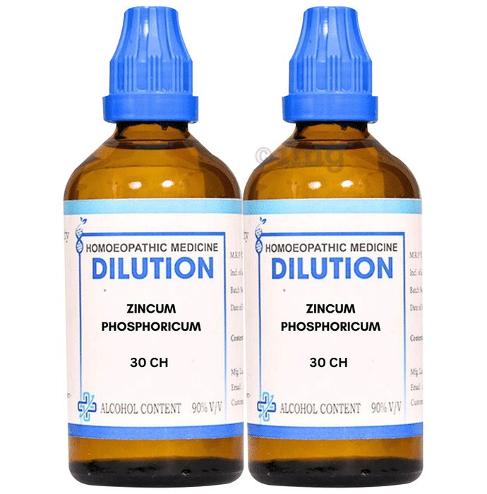 LDD Bioscience Zincum Phosphoricum Dilution (100ml Each) 30 CH