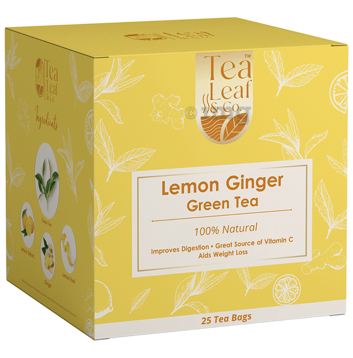 Tea Leaf & Co Lemon Ginger Green Tea Bag (1.6gm Each)