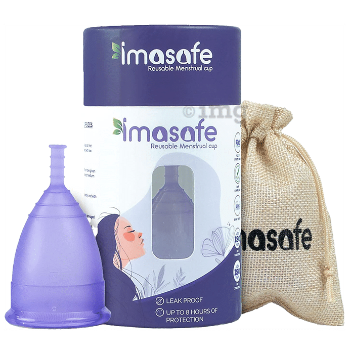 Imasafe Reusable Menstrual Cup Purple Large