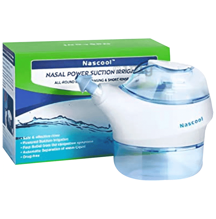 Nascool Nasal Suction Irrigation system for Sinus Rinse/ Sinus Cleaning