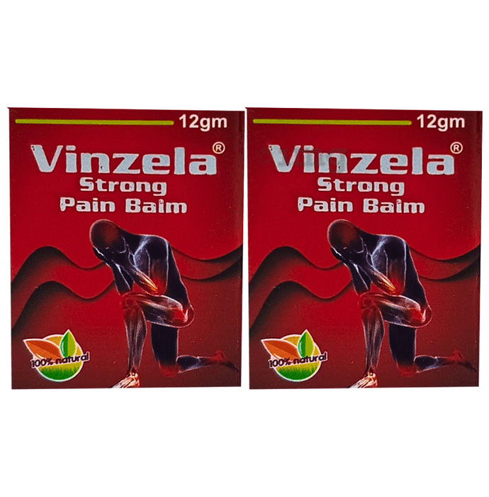Vinzela Strong Pain Balm (12gm Each)