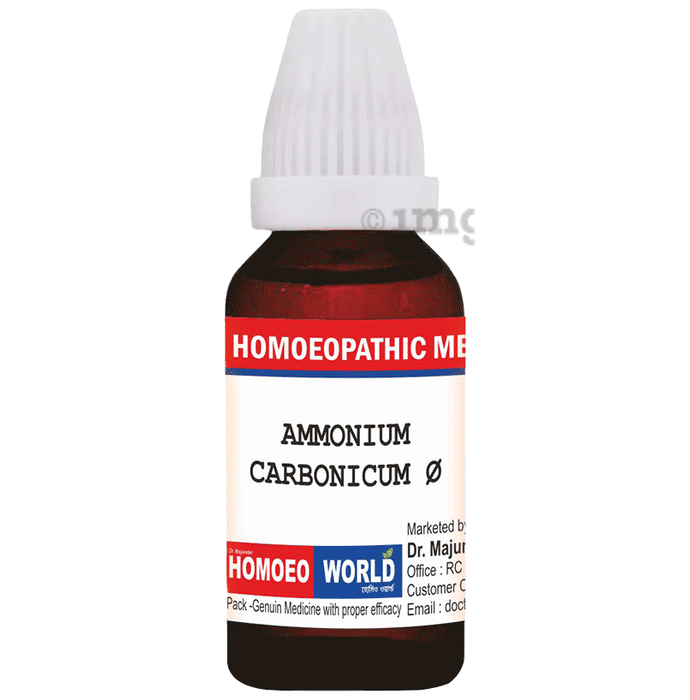 Dr. Majumder Homeo World Ammonium Carbonicum Q Mother Tincher(30ml Each)