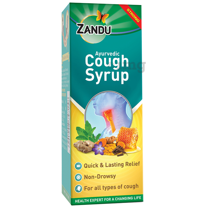 Zandu Ayurvedic Cough Syrup | Non-Drowsy