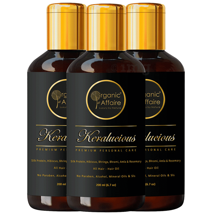 Organic Affaire Keraluscious Hair Oil (200ml Each) Oil (200ml Each)