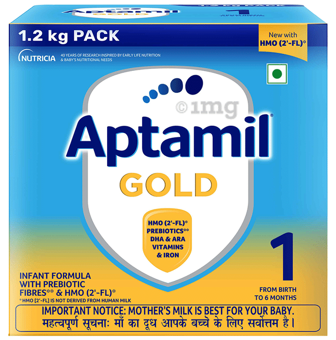 Aptamil Gold Stage 1 from Birth to 6 Months Infant Formula with Prebiotic