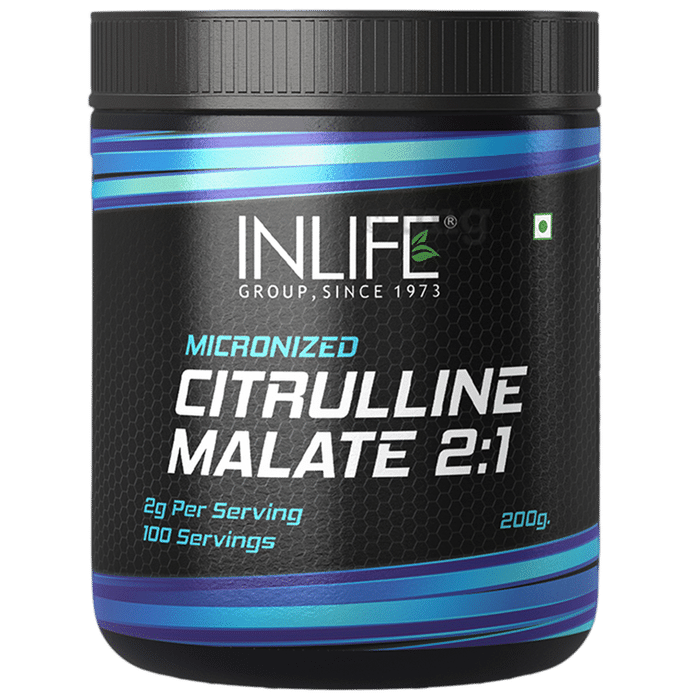 Inlife Micronized Citrulline Malate Powder 2:1 Supplement Unflavoured