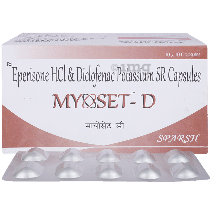 Myoset-D 150mg/100mg Capsule SR