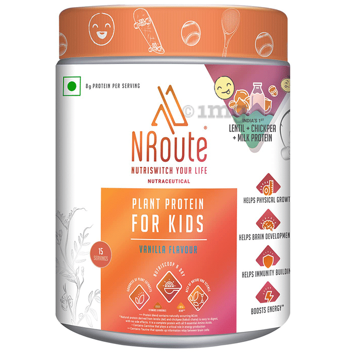 Nroute Plant Protein for Kids Vanilla