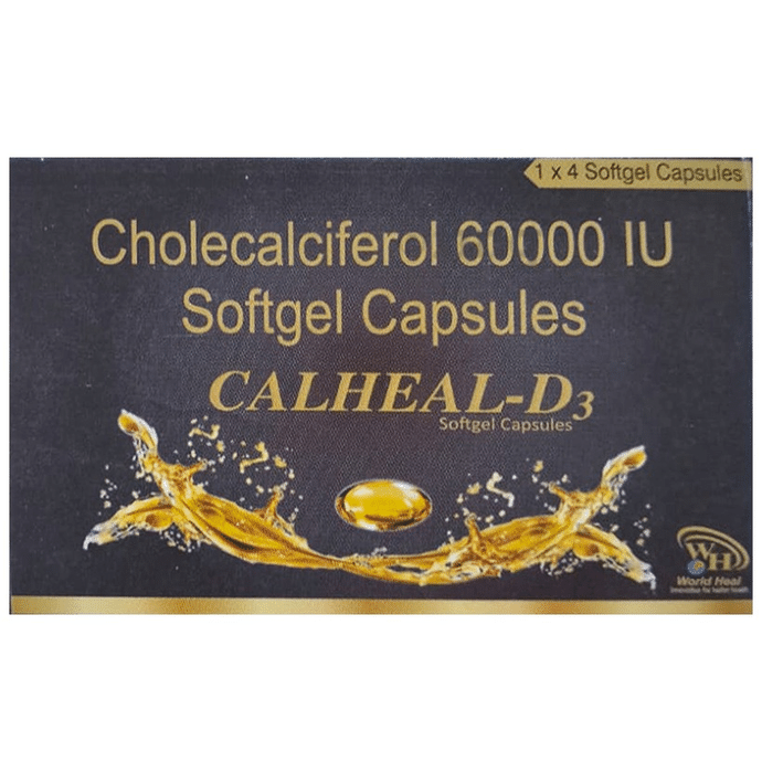 World Heal Calheal D3 Softgel Capsule