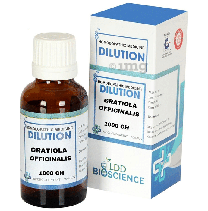 LDD Bioscience Gratiola Officinalis Dilution 1000 CH
