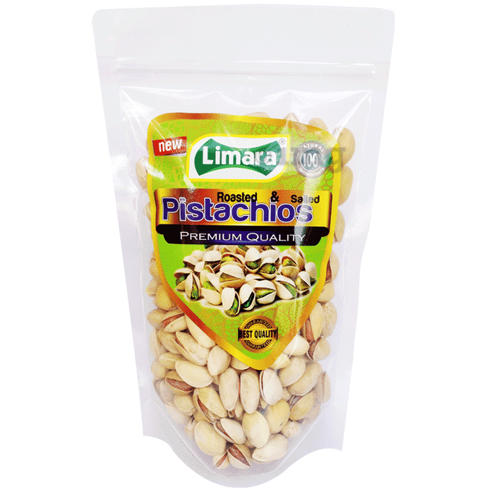Limara Pistachios Roasted & Salted Buy packet of 250.0 gm Dry Fruits